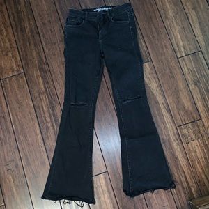 Black Flare Jeans